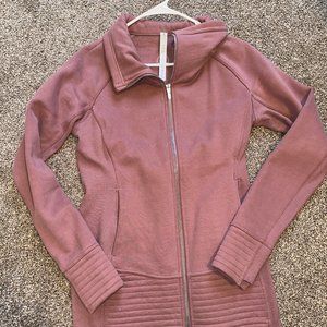 Lululemon Radiant Jacket II Pink Taupe size 10